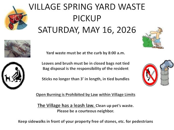 2026 Spring Yard Waste